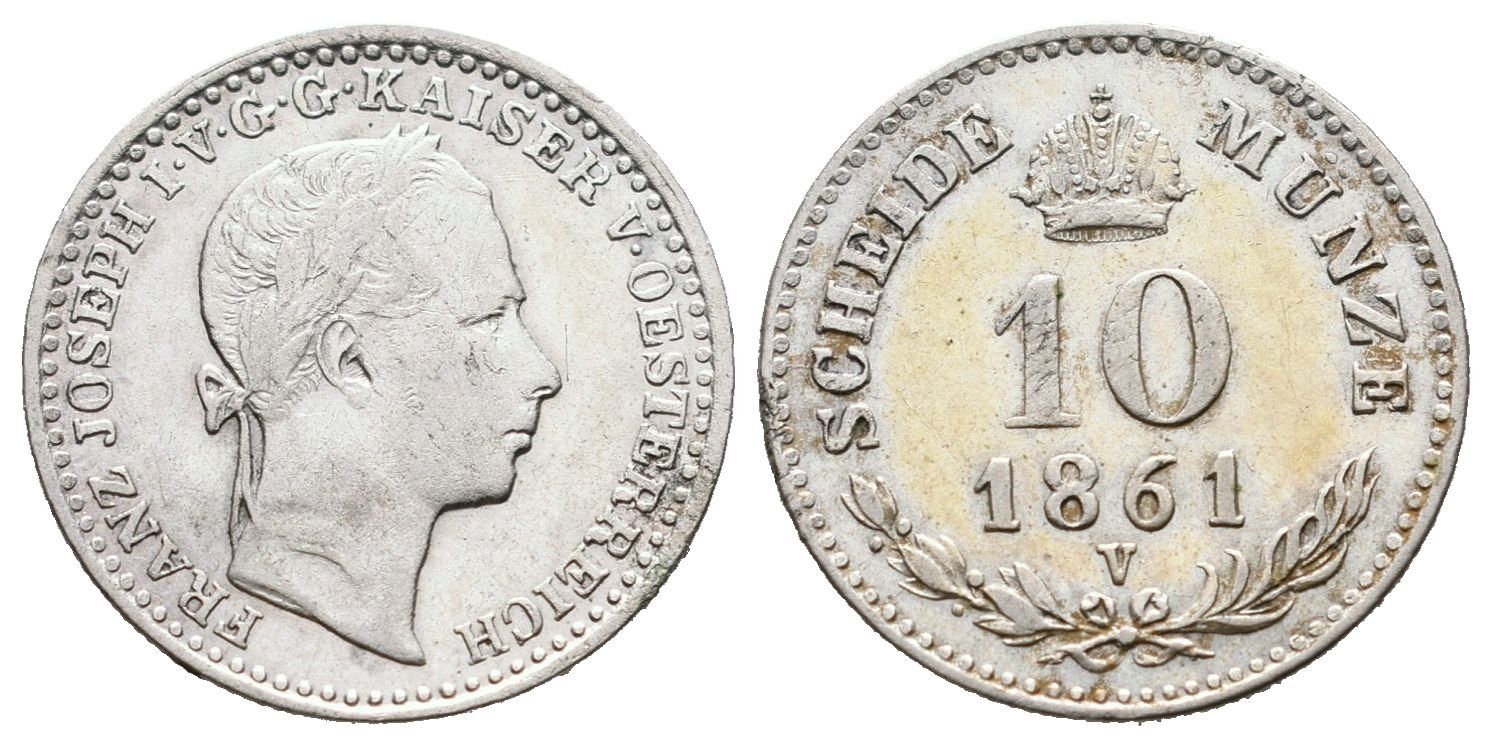 10 Krejcar 1861 V