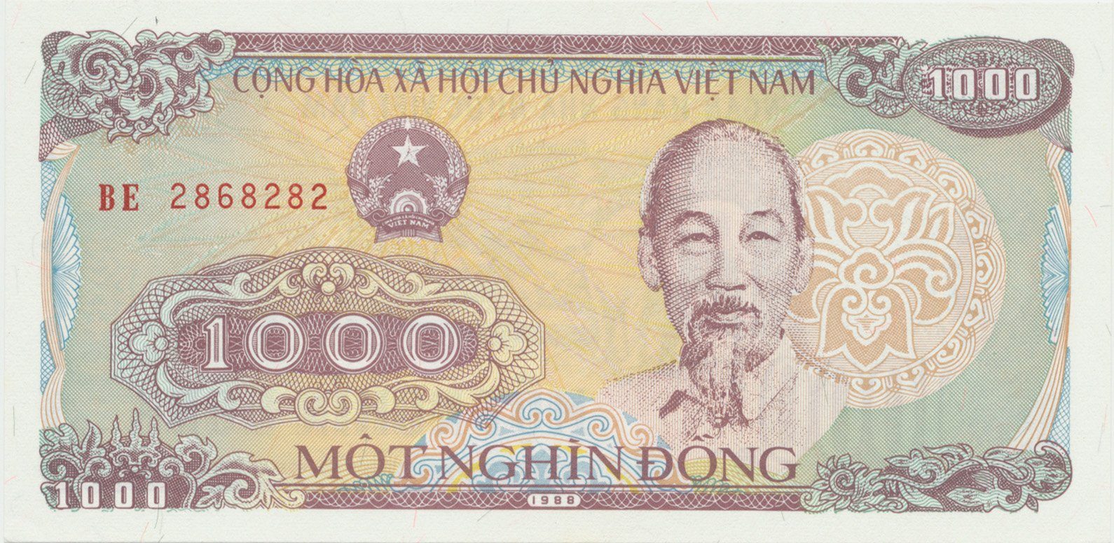 Vietnam, 1000 Dong 1988, P.106a