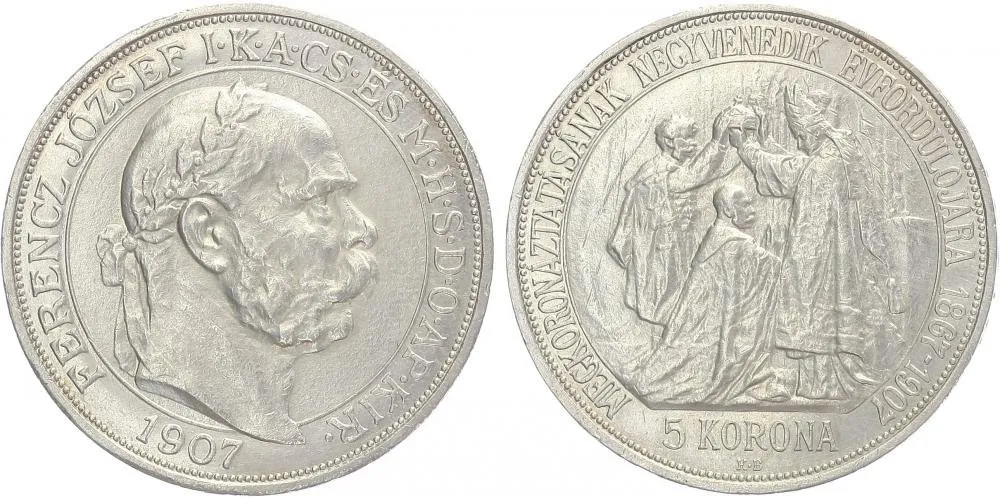 Korunová měna, 1892 - 1918 — 1