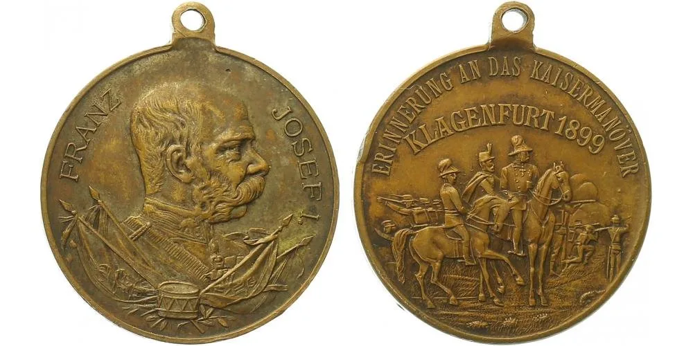 František Josef I., medaile vojenských manévrů — 1