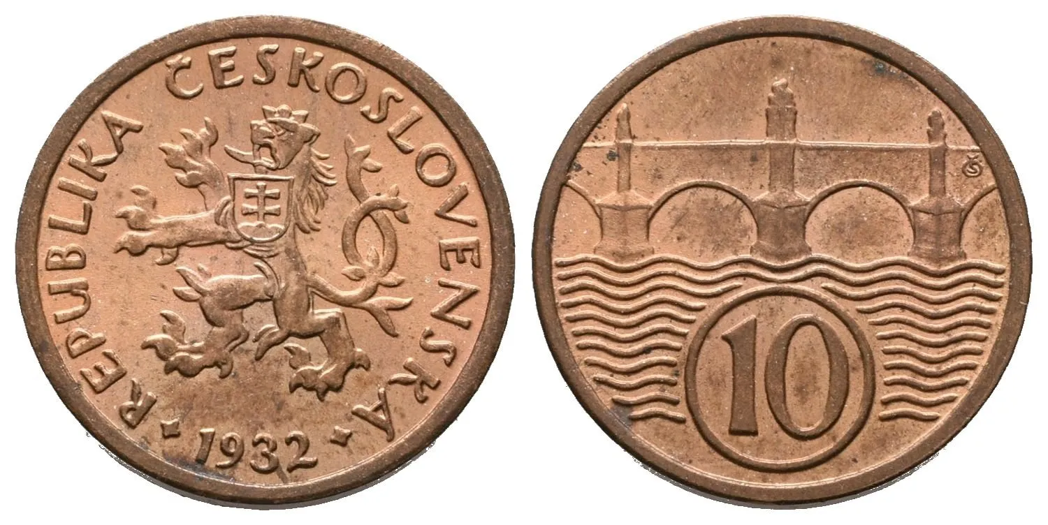 10 Haléř 1932