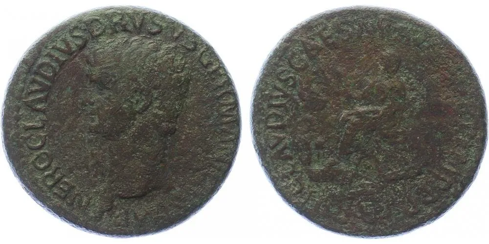 Nero Claudius Drusus, otec Germanica a Claudia — 1