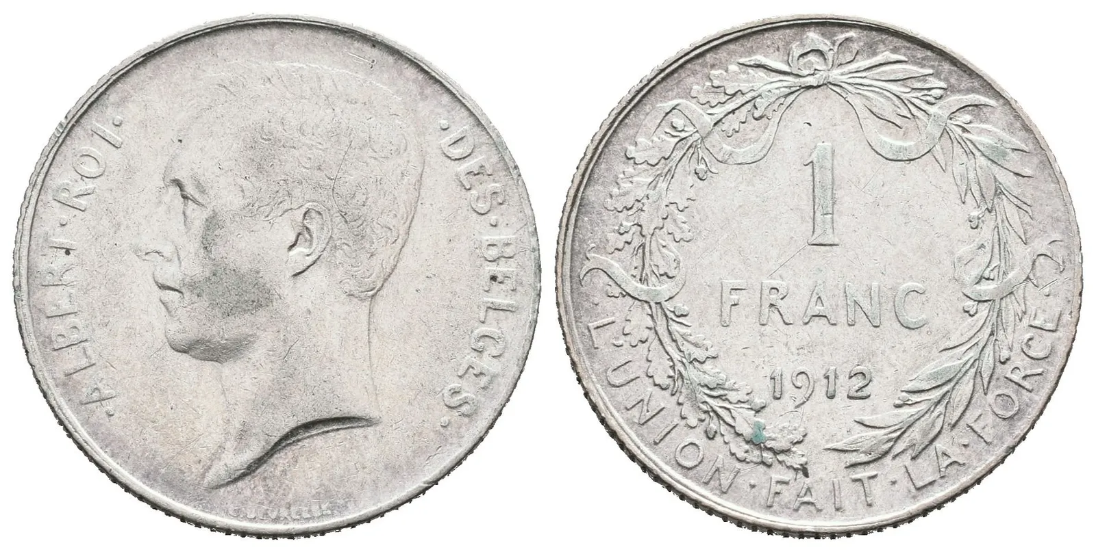 Belgie, 1 Frank 1912