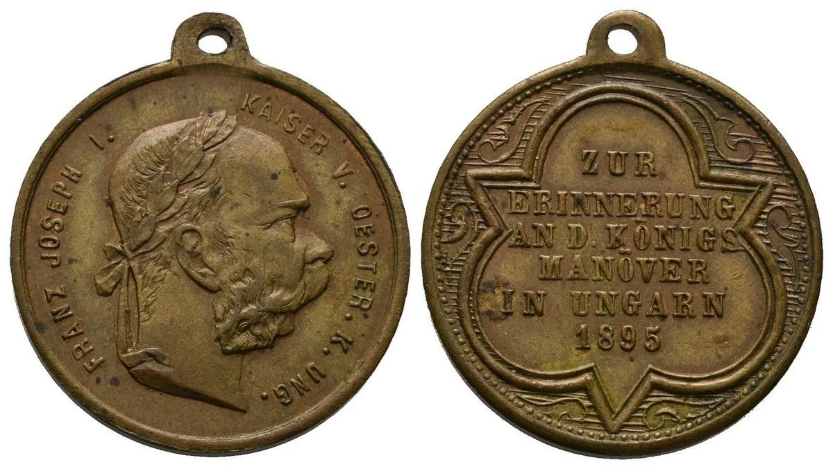 František Josef I., medaile vojenských manévrů — 1
