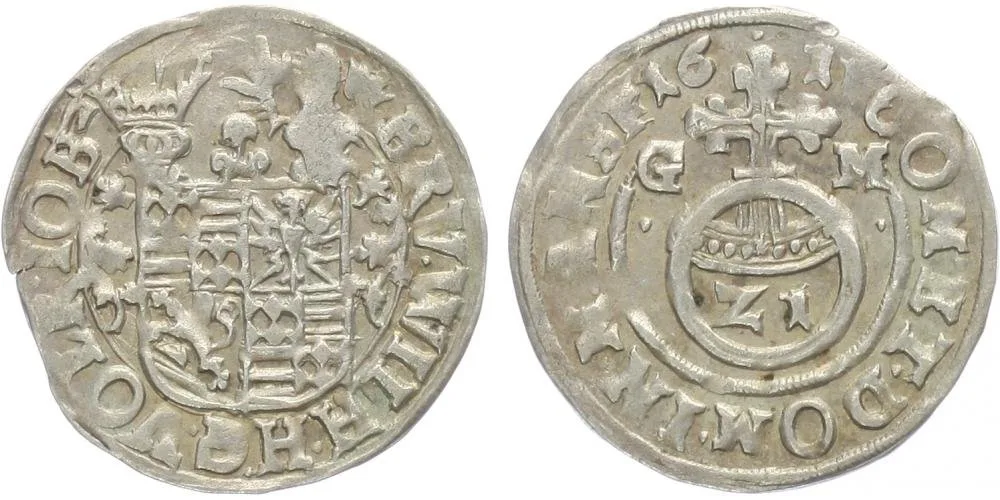 Mansfeld - Bornstädt, Bruno II., Wilhelm, Joh. Georg IV., Volrat VI. ..., 1609 - 1615 — 1
