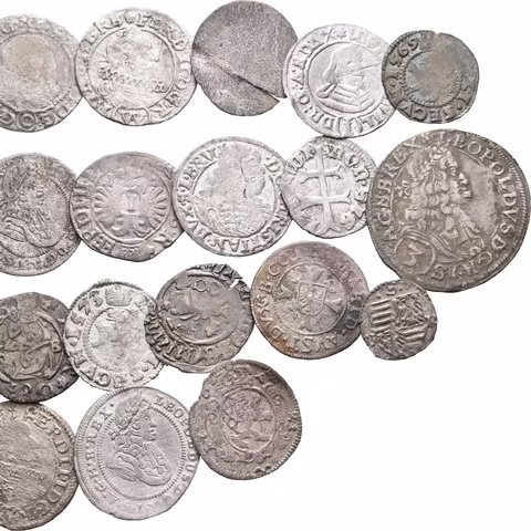 Soubor 1 Korunových mincí běžných ročníků_100 ks