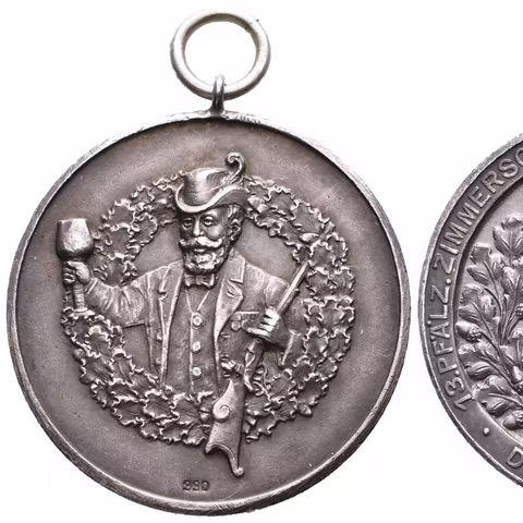 AR Medaile 1931 - 13. Falcké spolkové střelby v Dudenhofen.