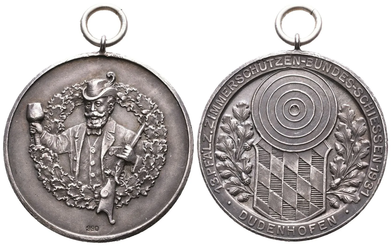 AR Medaile 1931 - 13. Falcké spolkové střelby v Dudenhofen. — 1