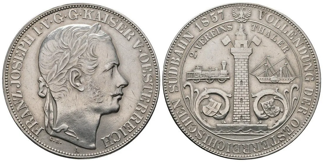 Rakouská a spolková měna, 1857 - 1892 — 1