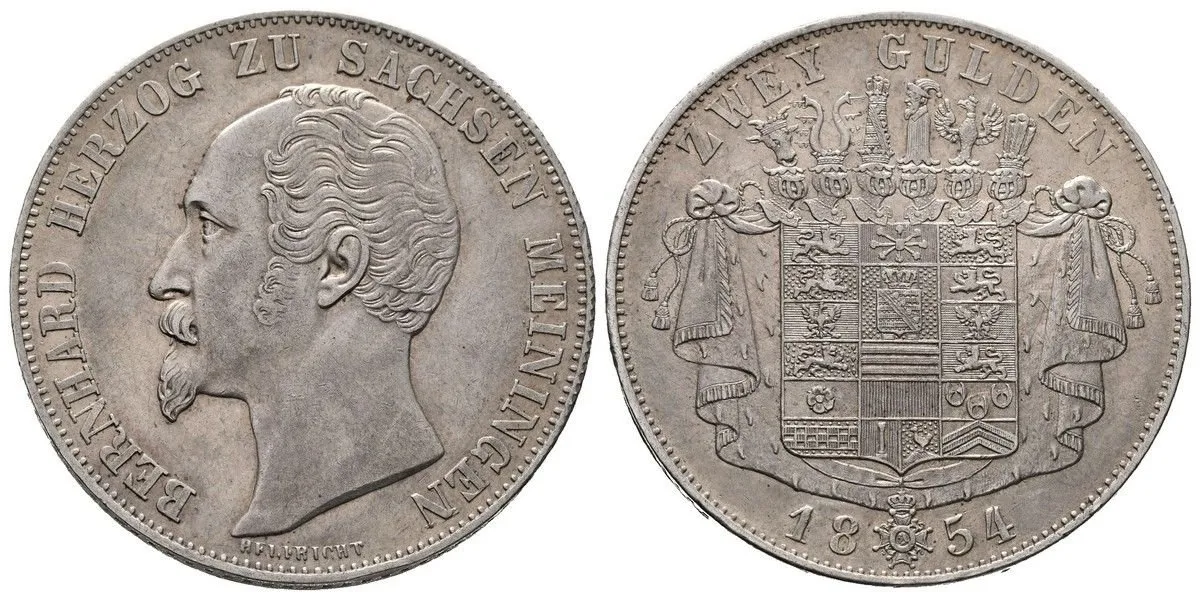 Sasko - Meiningen, Bernhard II., 1821 - 1866 — 1