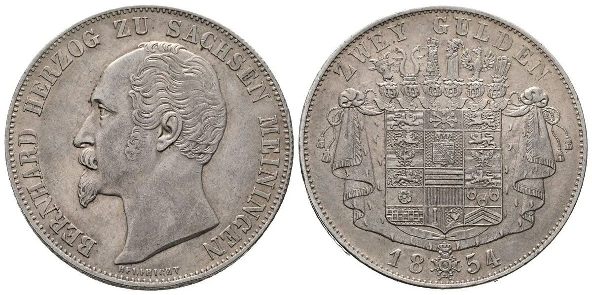 Sasko - Meiningen, Bernhard II., 1821 - 1866 — 1