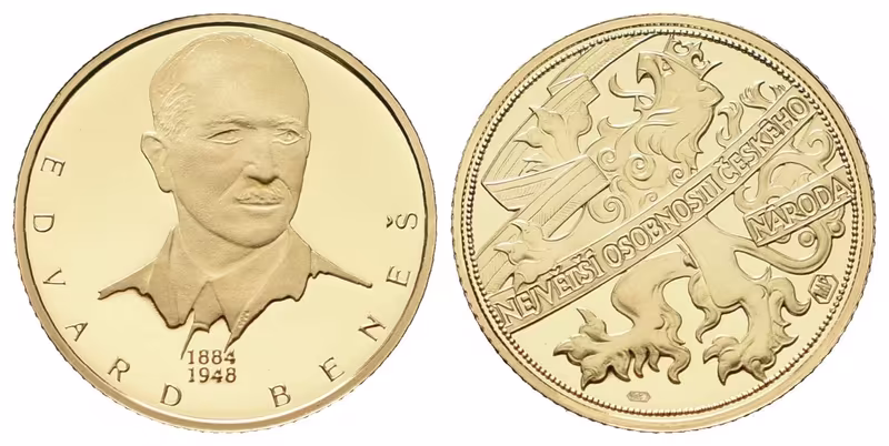 Medaile b.l. - Edvard Beneš - Největší osobnosti českého národa