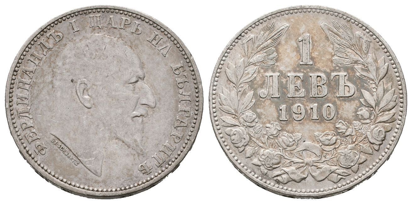 Bulharsko, 1 Leva 1910