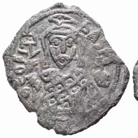 AE Follis, Constantinopolis, SB.1685, Sommer.31.17, pěkný portrét, nepravidelný střížek