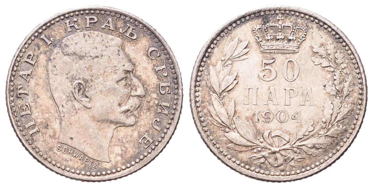 Srbsko, 50 Para 1904