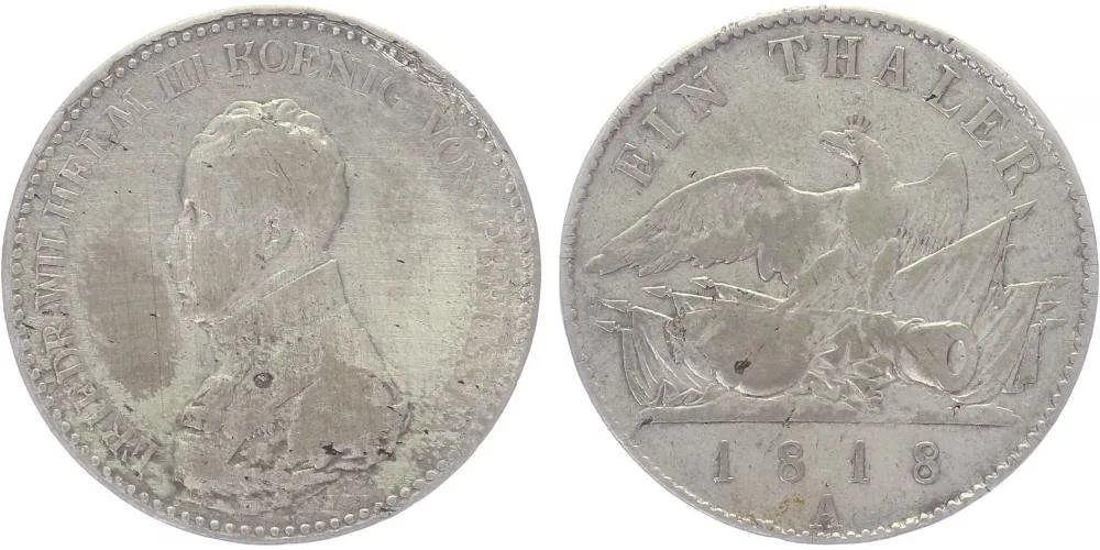 Prusko, Friedrich Wilhelm III., 1797 - 1840 — 1