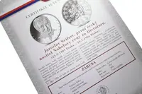 Stříbrná investiční medaile - Jaroslav Seifert - Ag 29 g - 999/1000 + Certifikát - fotografie 2