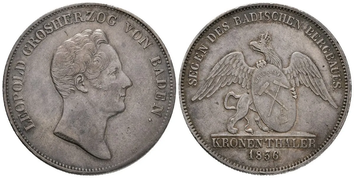 Baden - Durlach, Karl Leopold Friedrich, 1830 - 1852 — 1