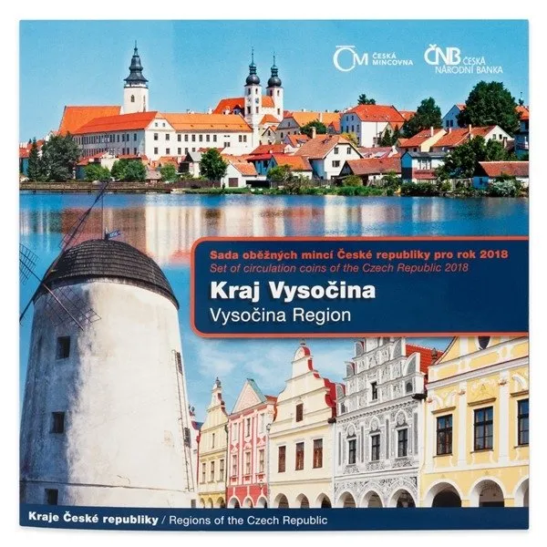 Ročníková sada mincí 2018 - Kraj Vysočina