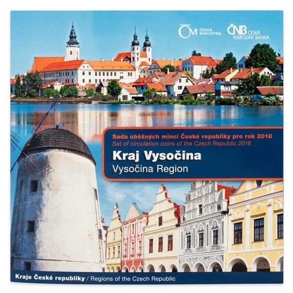 Ročníková sada mincí 2018 - Kraj Vysočina