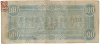 USA - Konfederace, 100 Dollars 1864, P.71 - fotografie 2