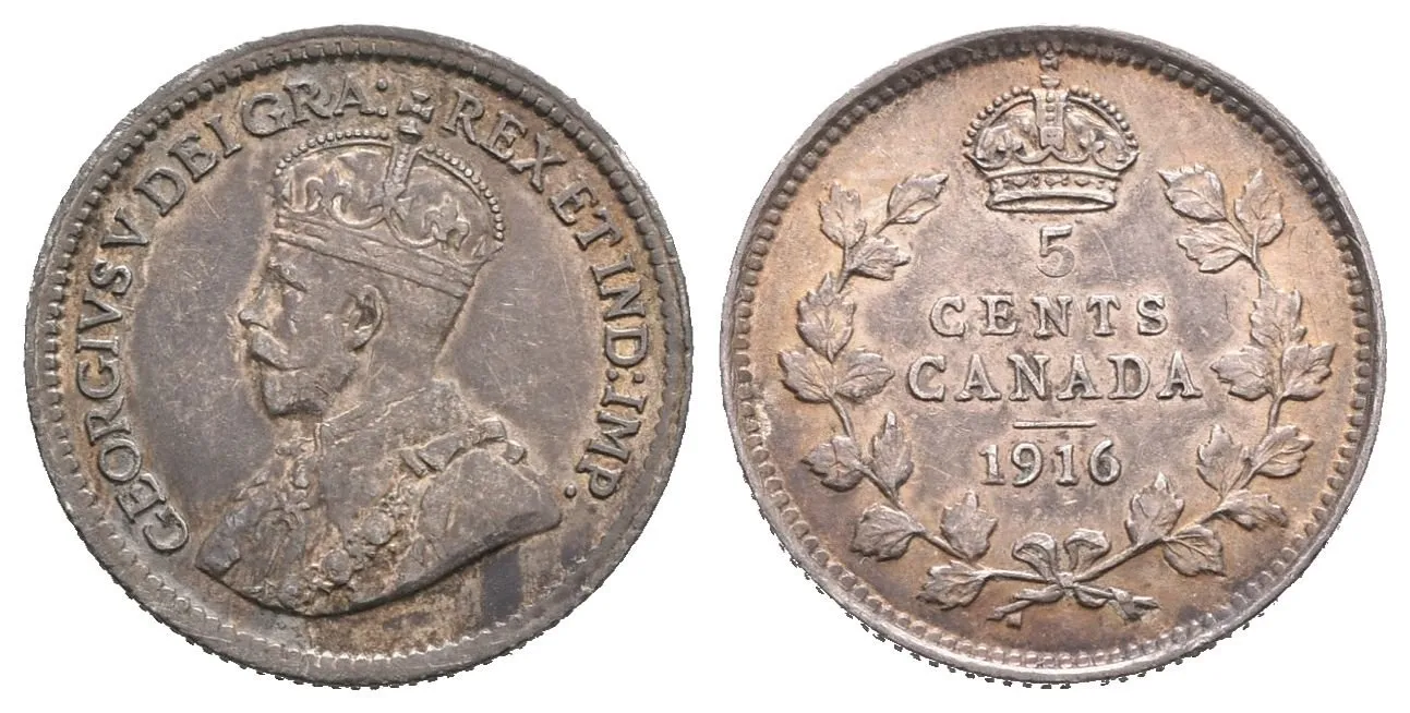Kanada, 5 Cent 1916