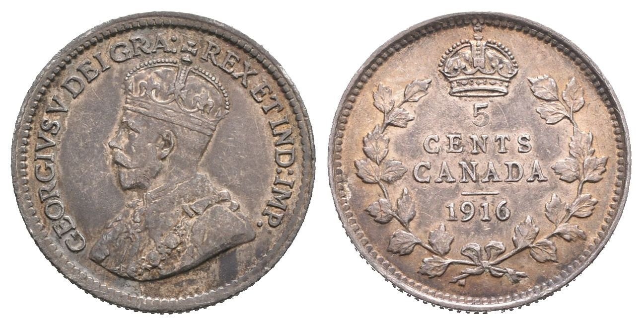 Kanada, 5 Cent 1916