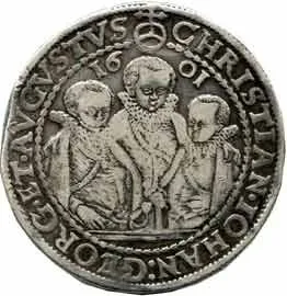 Sasko, Christian II., Johann Georg I. a August, 1591 - 1611 — 1
