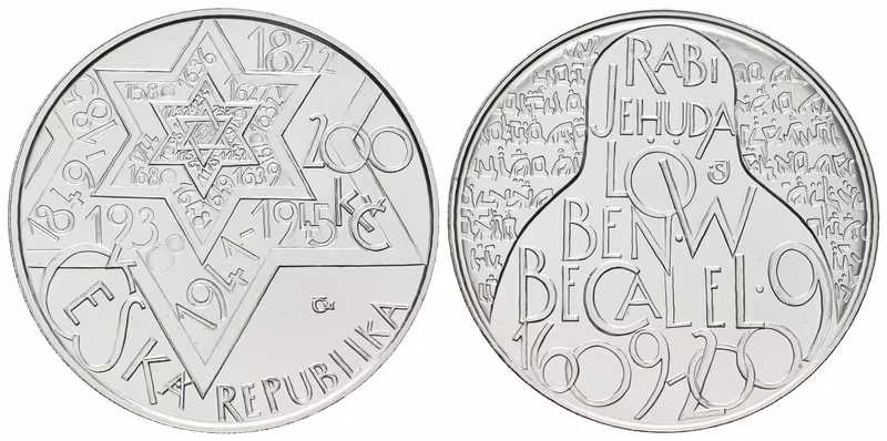 200 Kč 2009 - Rabi Jehuda Löw ben Becalel
