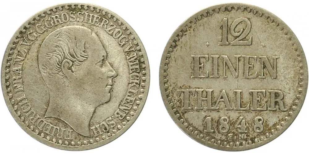 Mecklenburg - Schwerin, Friedrich Franz II., 1842 - 1883 — 1