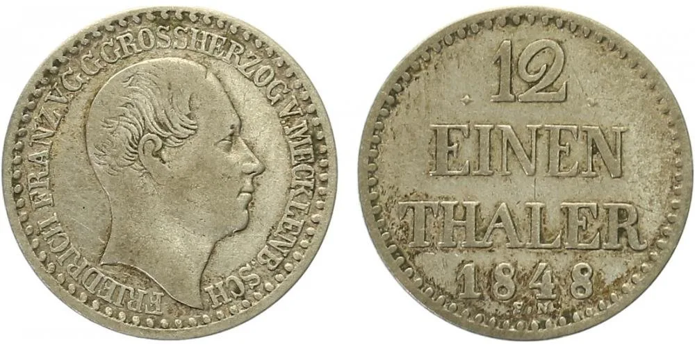 Mecklenburg - Schwerin, Friedrich Franz II., 1842 - 1883 — 1