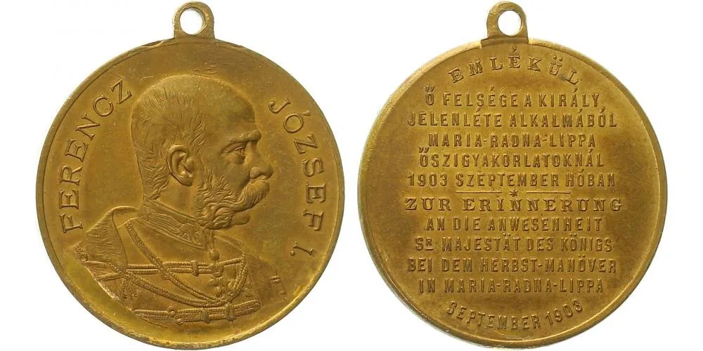 František Josef I., medaile vojenských manévrů — 1