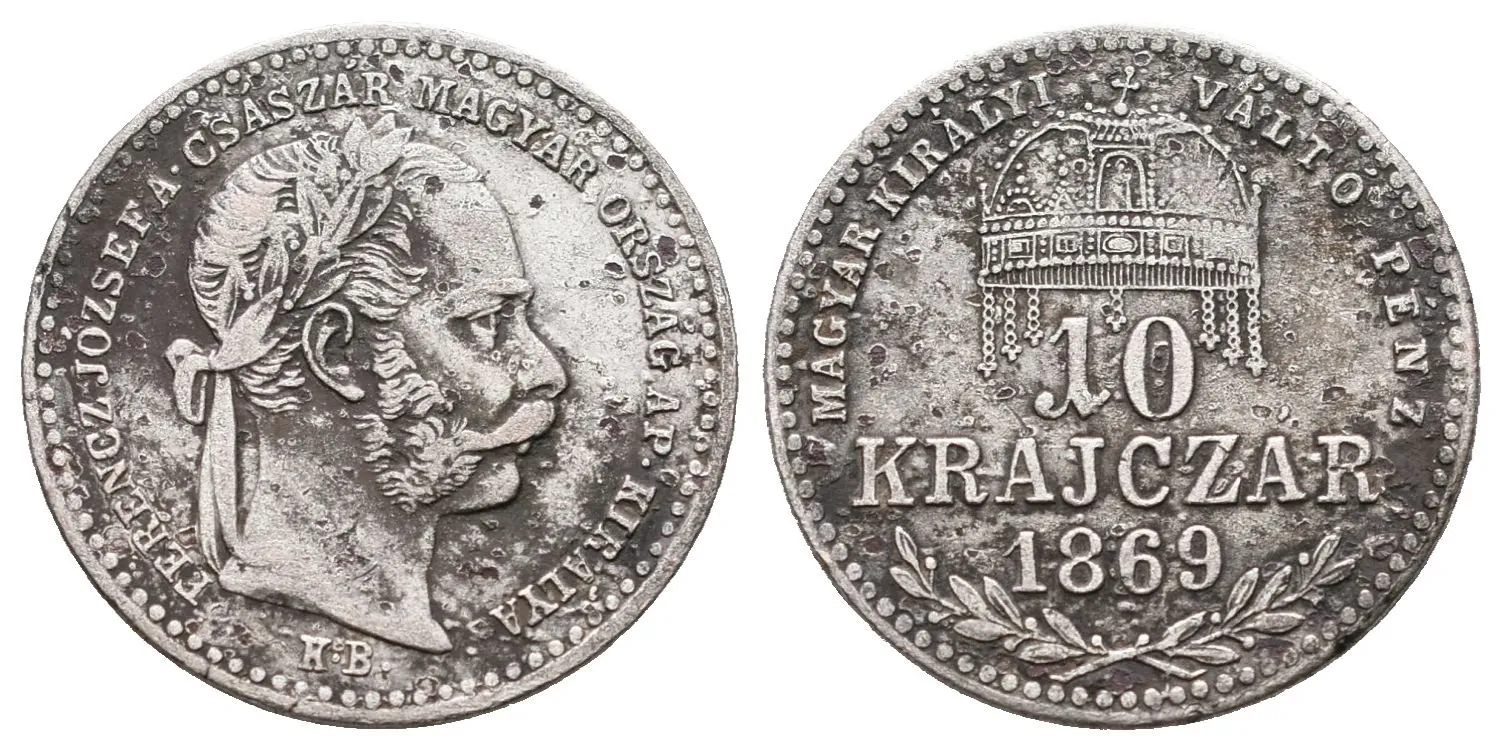 10 Krejcar 1869 KB