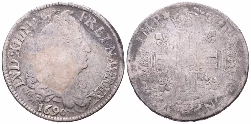 Francie, Ecu 1690 A