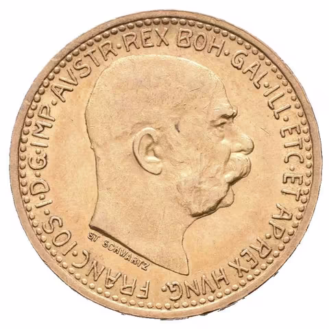 10 Koruna 1911, pěkná zachovalost, patina, zbytky lesku