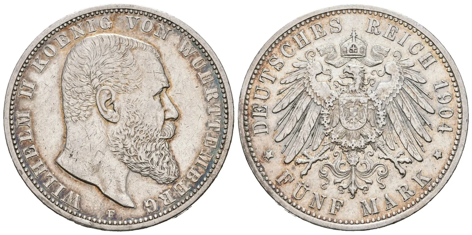Württembersko, 5 Marka 1904