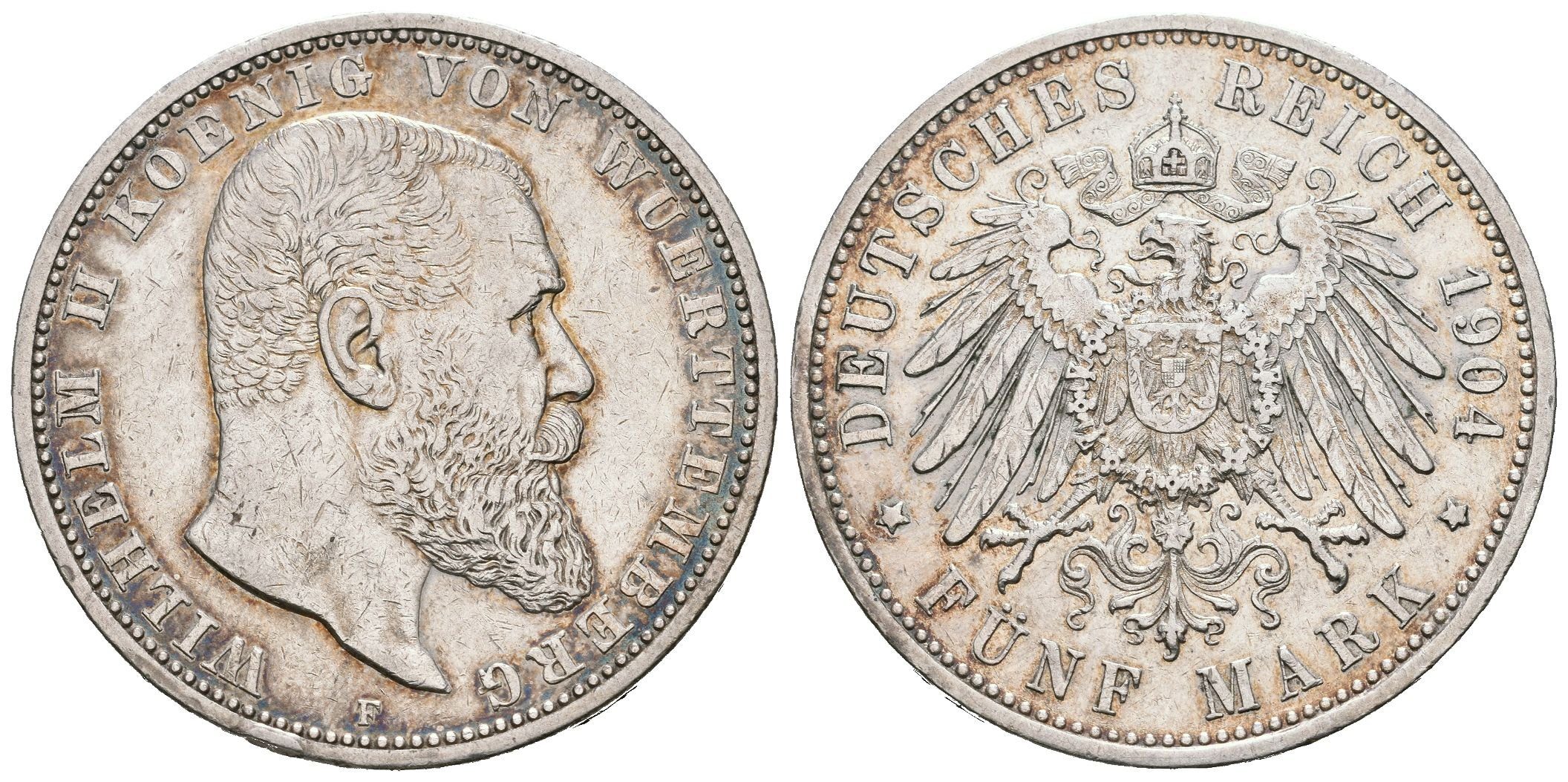 Württembersko, 5 Marka 1904