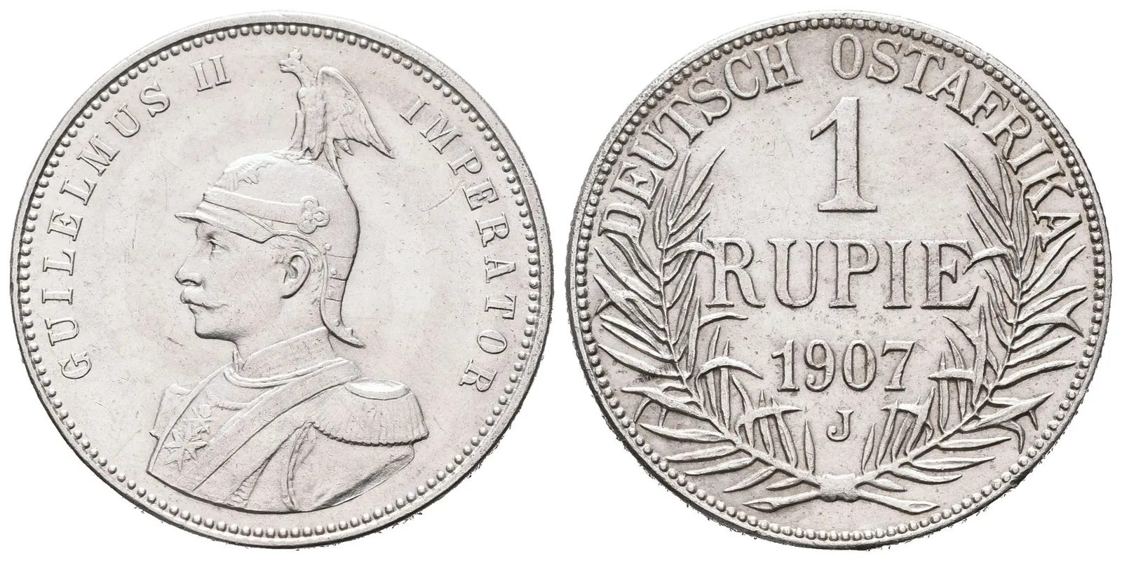 Německá východní Afrika, 1 Rupie 1907 J