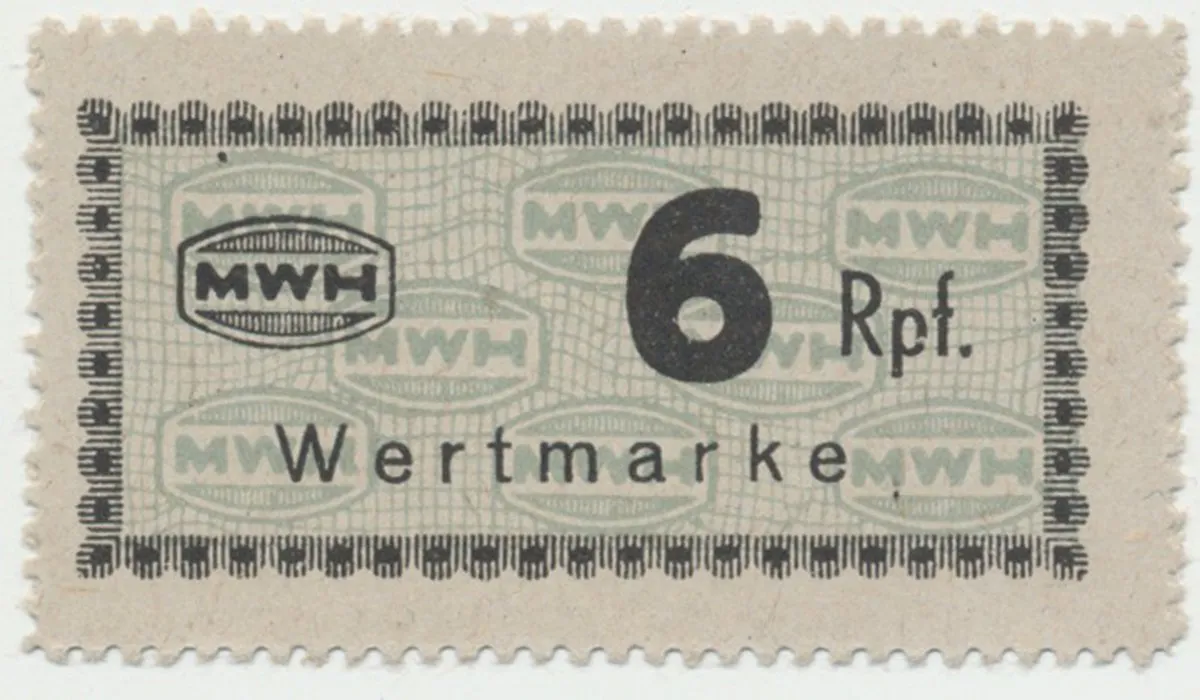 Holleischen (Holýšov) - MWH, 6 Reichspfennige b.d., Grab.Ho6