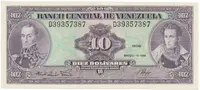 Venezuela, 10 Bolivares 1986, P.61a
