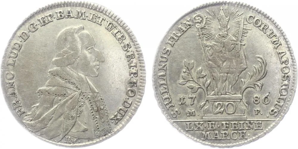 Würzburg - biskupství, Franz Ludwig von Erthal, 1779 - 1795 — 1
