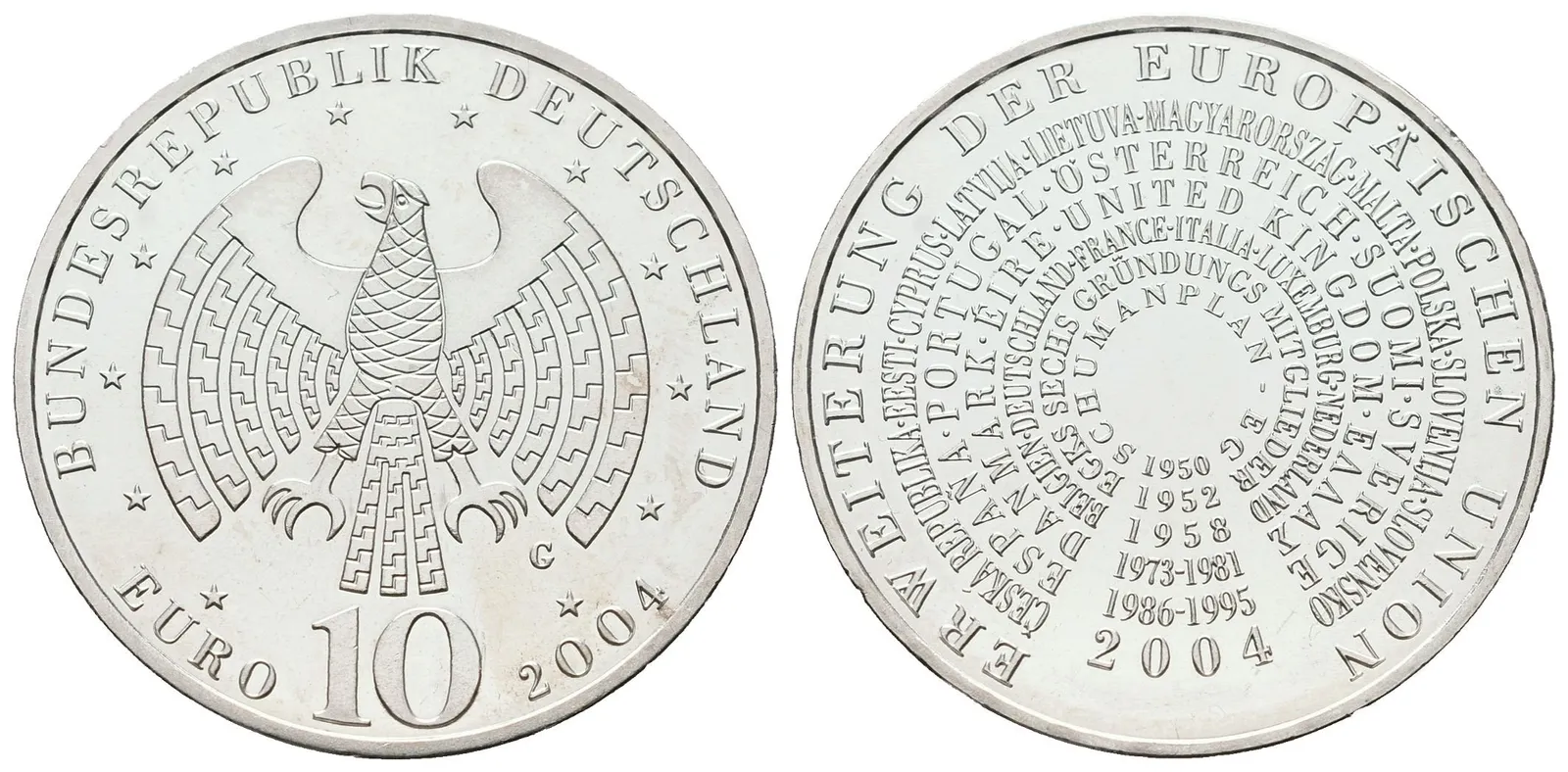 SRN, 10 Euro 2004 - Evropská unie