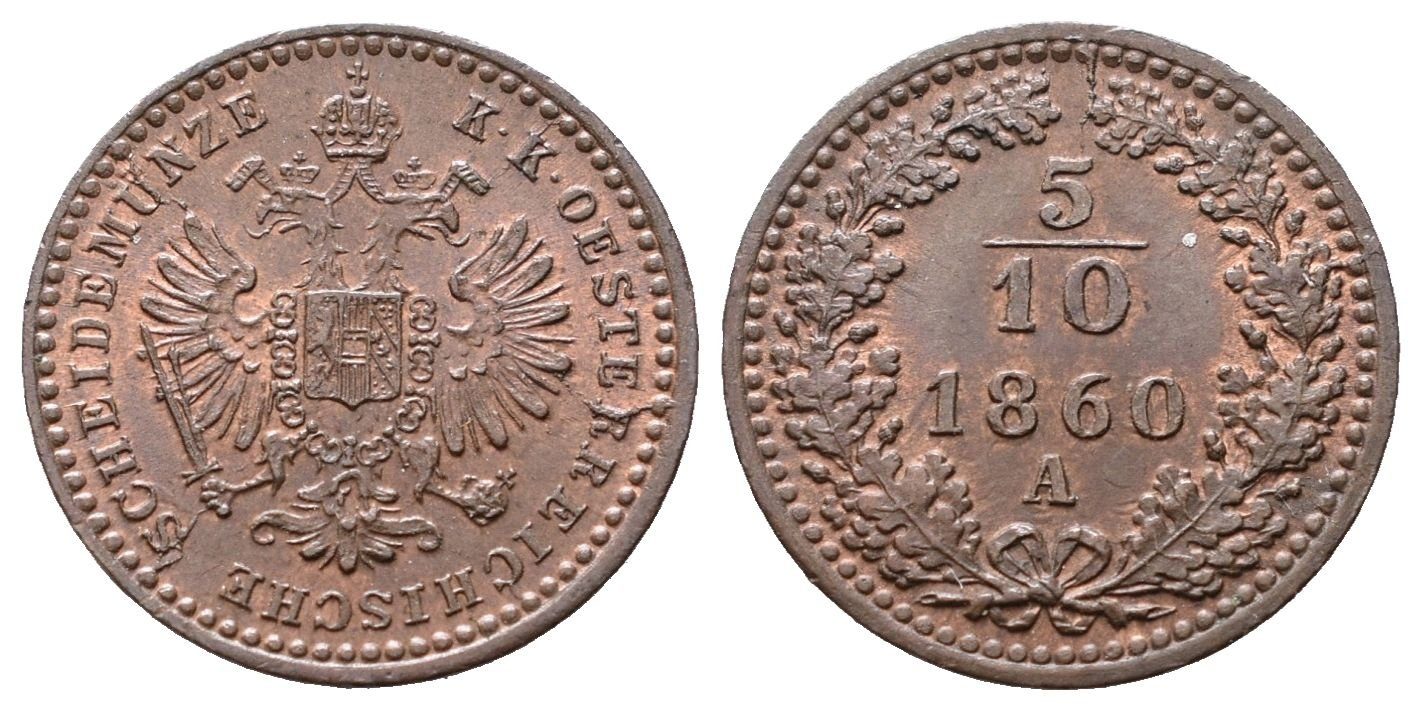 5/10 Krejcar 1860 A