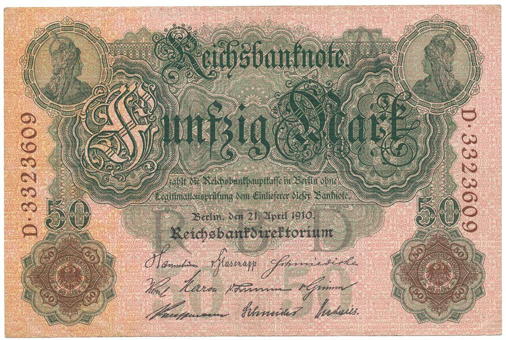 Německo, 50 Mark 1910, Ro.42