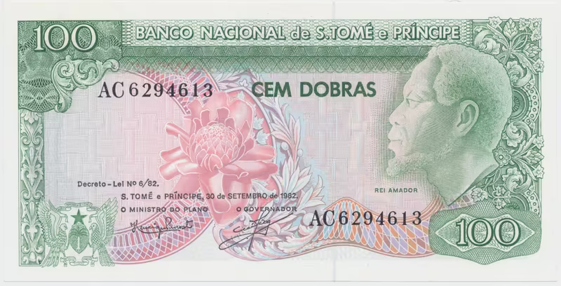 Svatý Tomáš a Princův ostrov, 100 Dobras 1982, P.57
