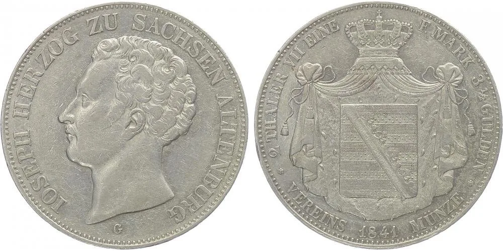 Sasko - Altenburg, Joseph, 1834 - 1848 — 1