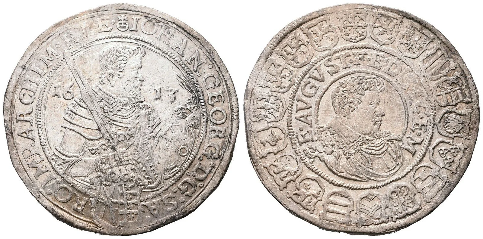 Sasko, Johann Georg I. a August, 1611 - 1615 — 1
