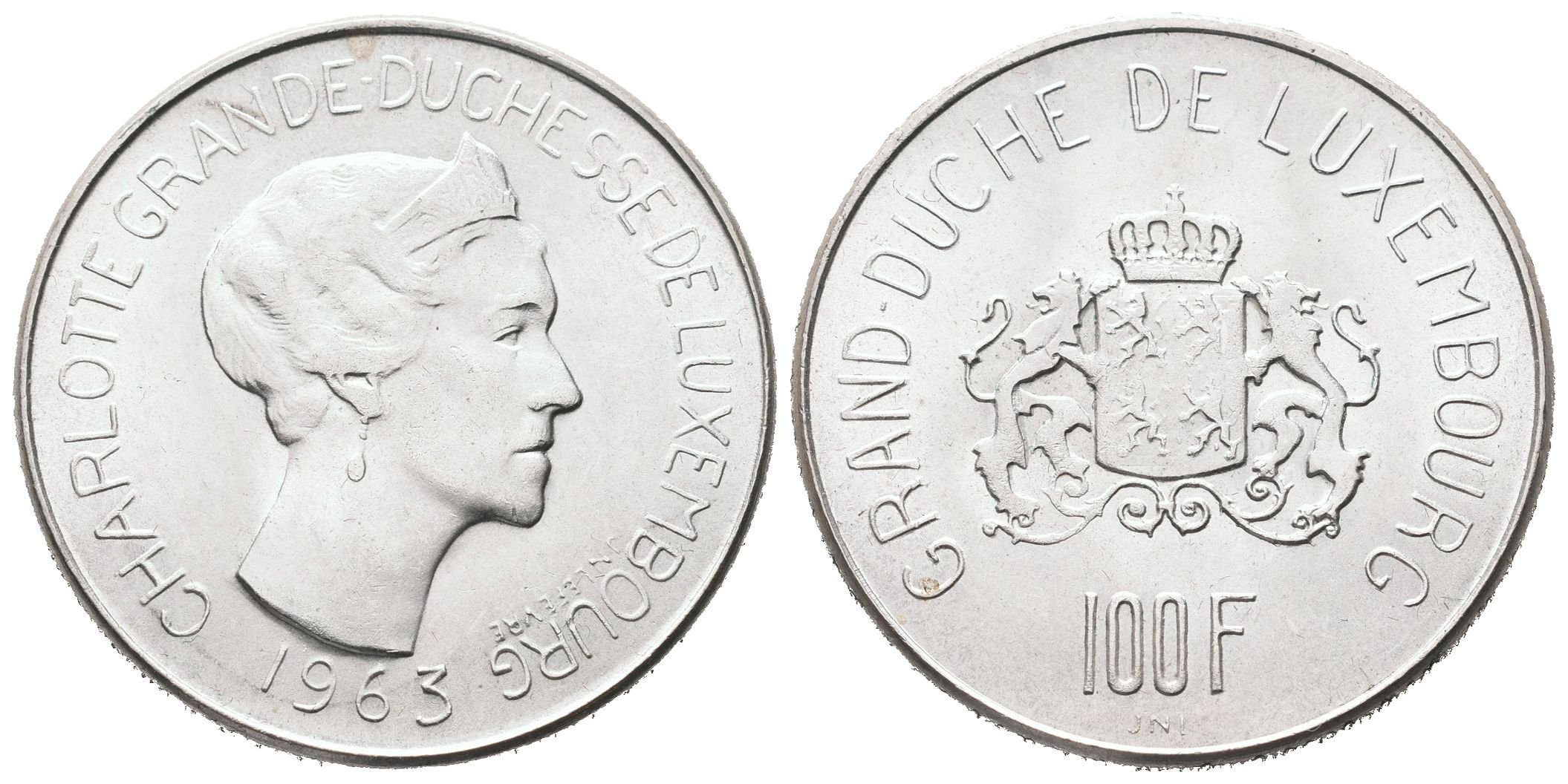Lucembursko, 100 Frank 1963