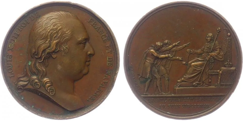 Francie, Louis XVIII., 1814/1815 - 1824 — 1