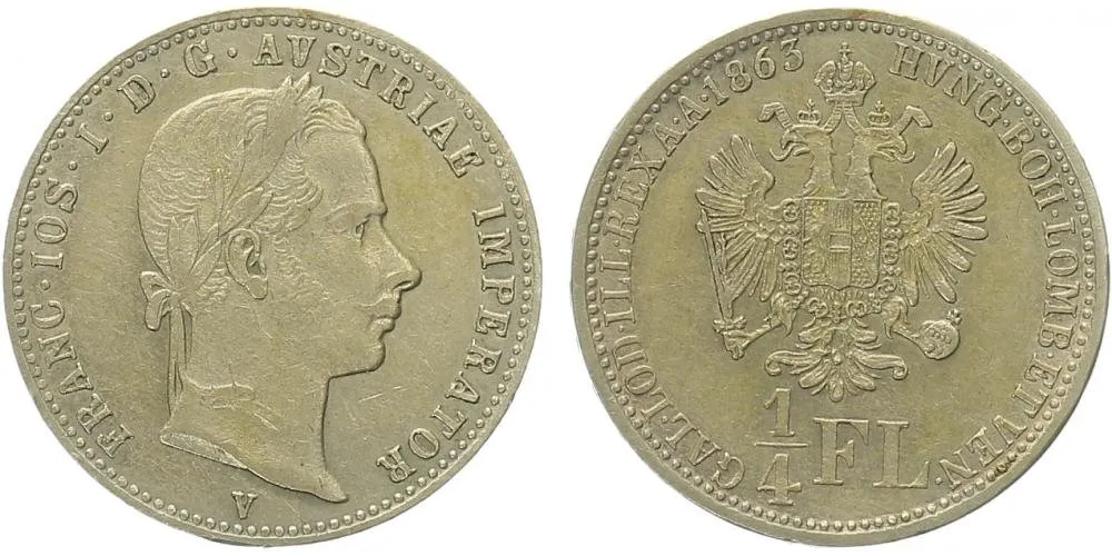 Rakouská a spolková měna, 1857 - 1892 — 1